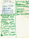 Highlight for Album: Setlists